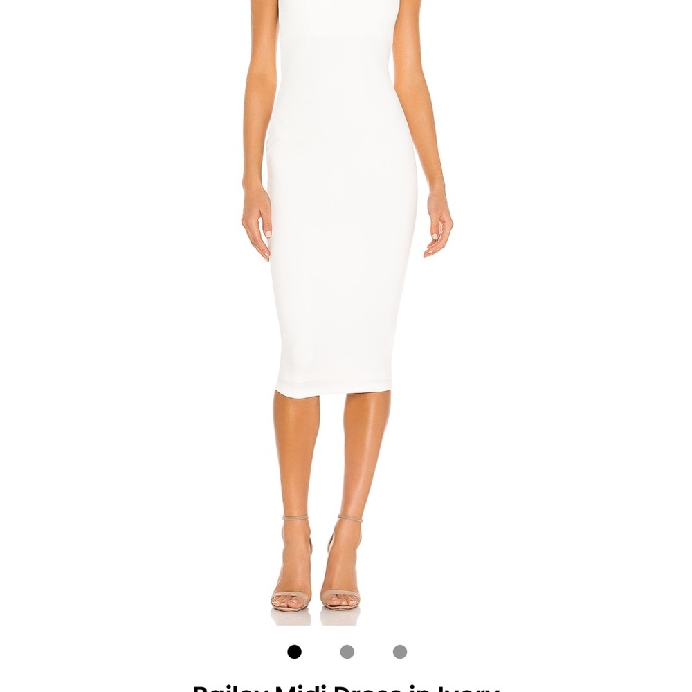 Nookie Classic White Midi Dress